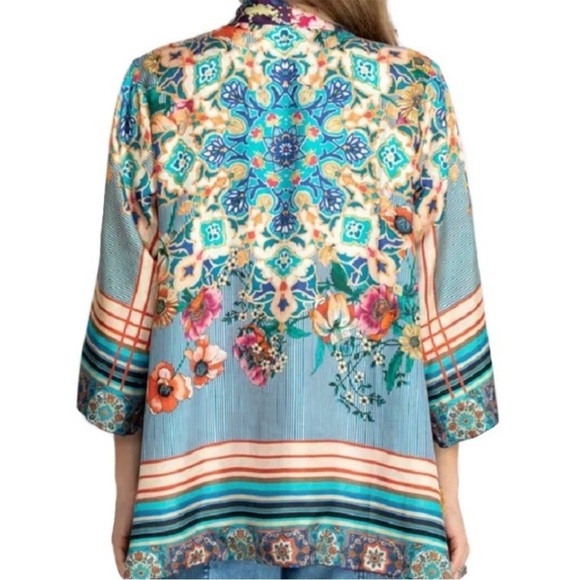 New Johnny Was Weller Topiary Hunter Kimono | Size XXL - Picture 4 of 11